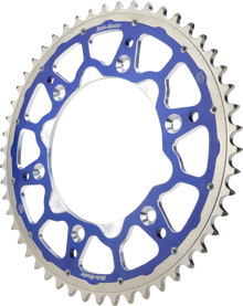 MOTO-MASTER Fusion Series Dual Ring Rear Sprocket - 48 Tooth - Blue - TM 620193448