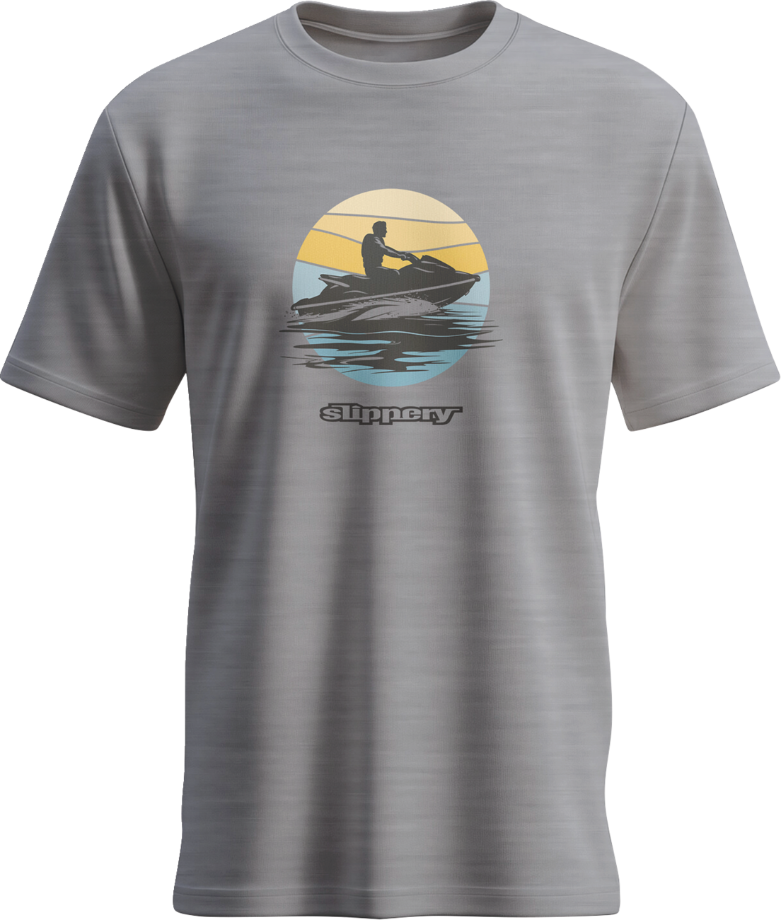 SLIPPERY Vintage T-Shirt - Heather Gray - XL 3030-25324
