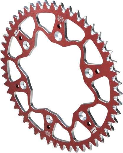 MOTO-MASTER 7075 Aluminum Rear Sprocket - 48 Tooth - Red 620122348