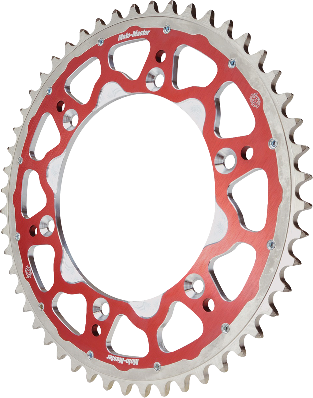 MOTO-MASTER Fusion Series Dual Ring Rear Sprocket - 48 Tooth - Red 620123348