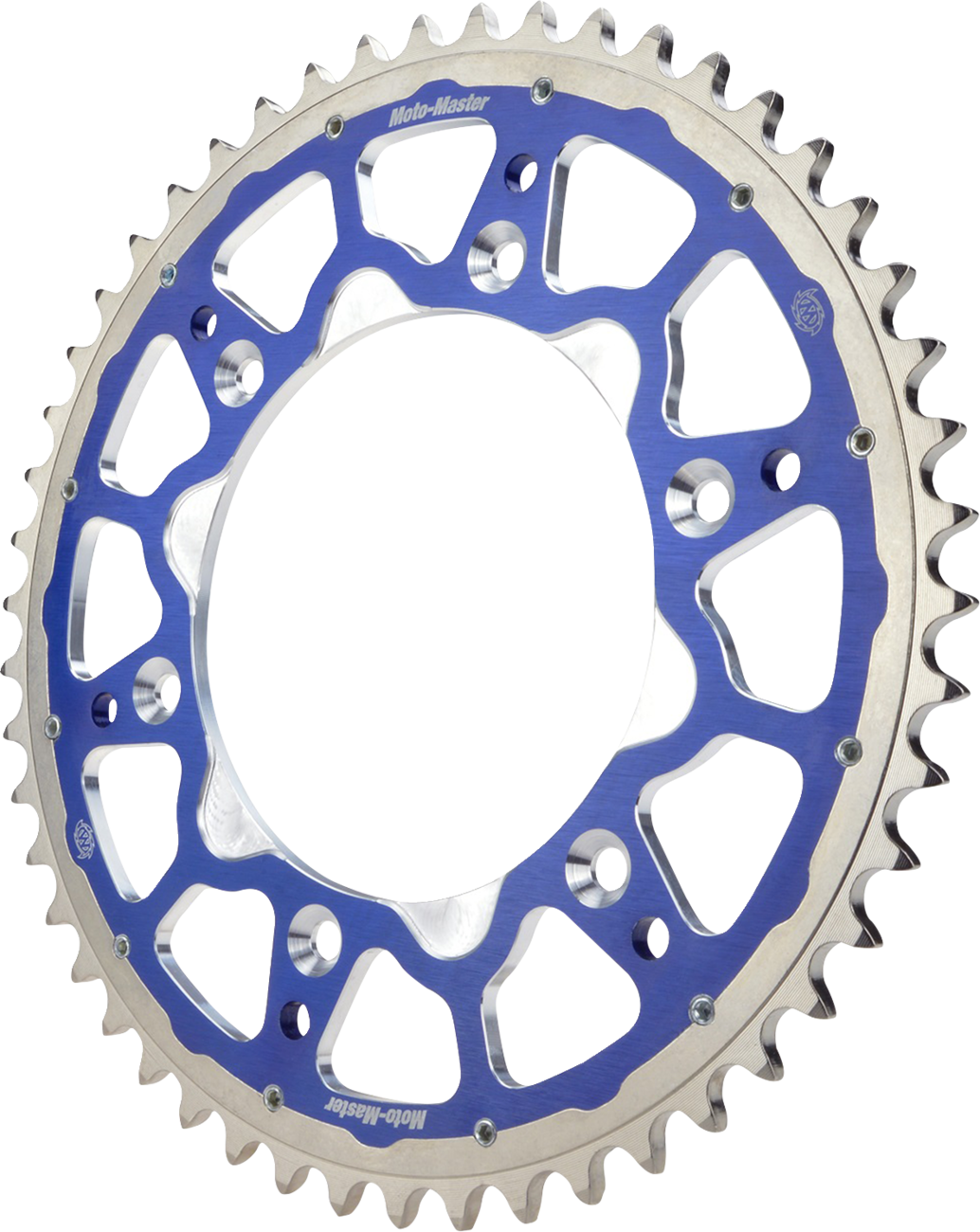 MOTO-MASTER Fusion Series Dual Ring Rear Sprocket - 48 Tooth - Blue 620123448