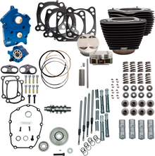 S&S CYCLE Power Pack - 4.500" Stroke - Oil Cooled - Black w/o Highlights - M8 310-1106C