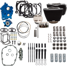 S&S CYCLE Power Pack - 4.375" Stroke - Oil Cooled - Black Granite w/Highlights - M8 310-1057C