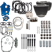 S&S CYCLE Power Pack - 4.375" Stroke - Water Cooled - Black w/Highlights - M8 310-1054C
