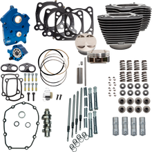 S&S CYCLE Power Pack - 4.375" Stroke - Water Cooled - Black w/Highlights - M8 310-1050C