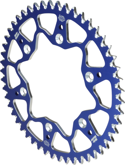 MOTO-MASTER 7075 Aluminum Rear Sprocket - 52 Tooth - Blue - TM 620192452
