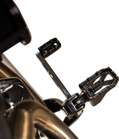 THRASHIN SUPPLY CO. Aggressor Foot Pegs - Rear - Black - HD '72-'25 TSC-2022-1-D