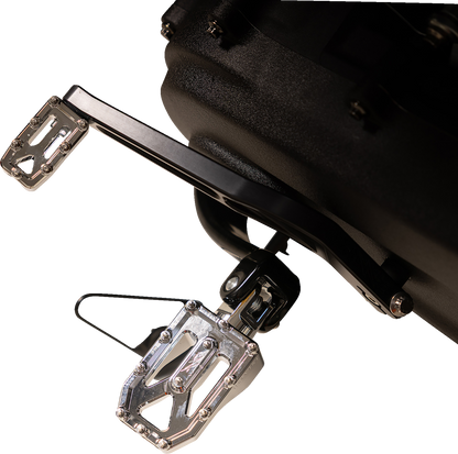 THRASHIN SUPPLY CO. Aggressor Foot Pegs - Rear - Chrome - HD '72-'25 TSC-2022-3-D