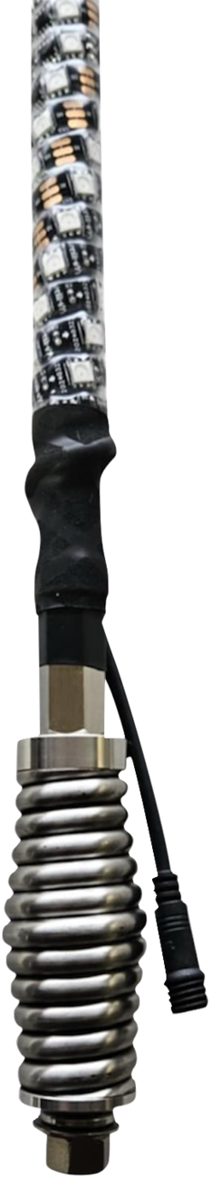 WHIPITLIGHTRODS SOL Deluxe 3' Whip Light Rod - Chasing - Bluetooth® - RGB - Brake/Turn SB-CHSBTR-132-V2