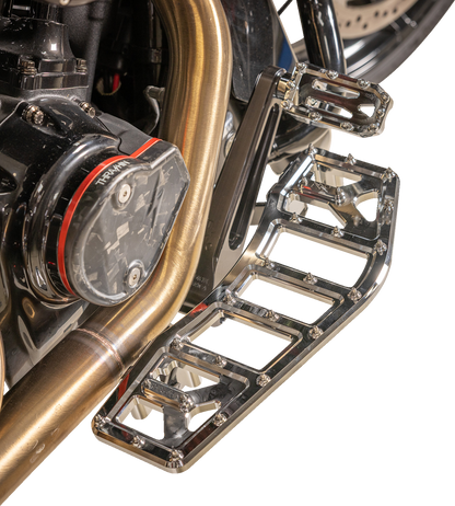 THRASHIN SUPPLY CO. Aggressor Floorboards - Chrome TSC-2219-3