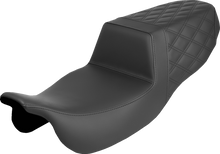 SADDLEMEN Step-Up Seat - Rear Lattice Stitch - FLRT/FLTRT '15-'25 815-07-173