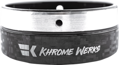 KHROME WERKS Exhaust End Cap - Billet Cut Tip - Digital Camo - 4-1/2" 200880P