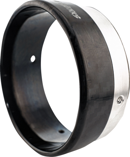 KHROME WERKS Exhaust End Cap - Billet Cut Tip - Carbon - 4-1/2" 200881p