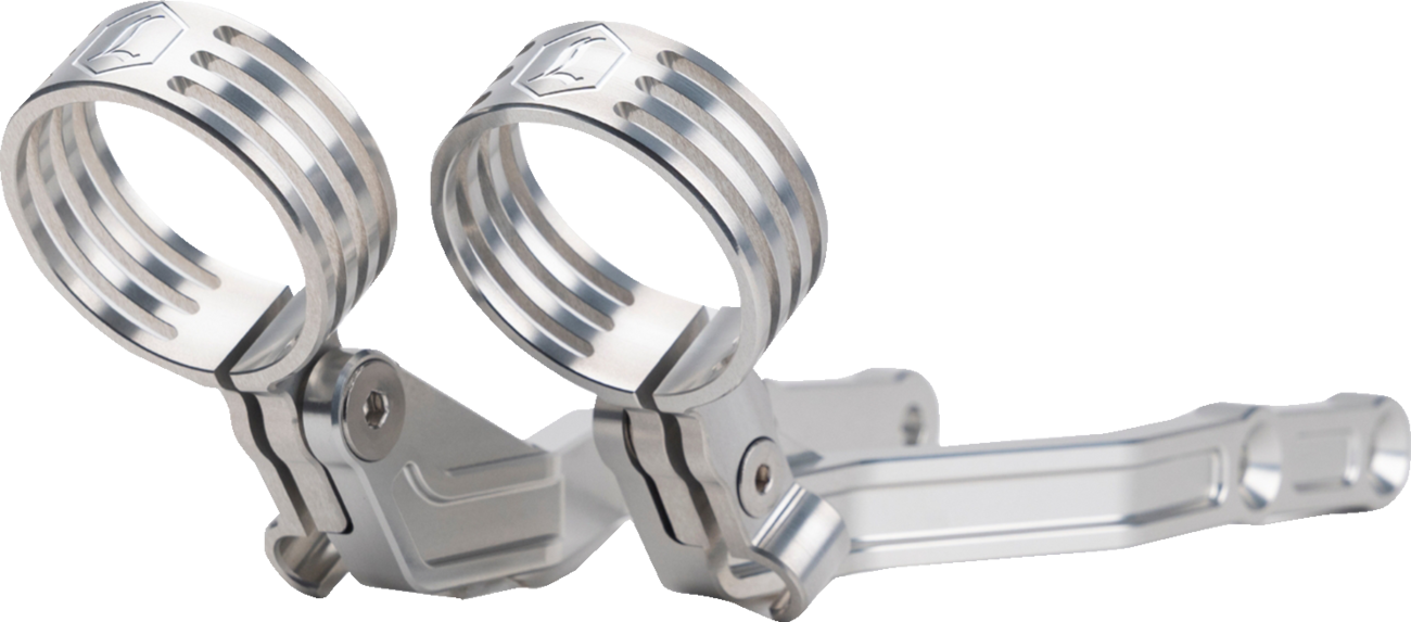 LEGEND SUSPENSION REVO ARC External Reservoir Mounts - Clear 1313-0275