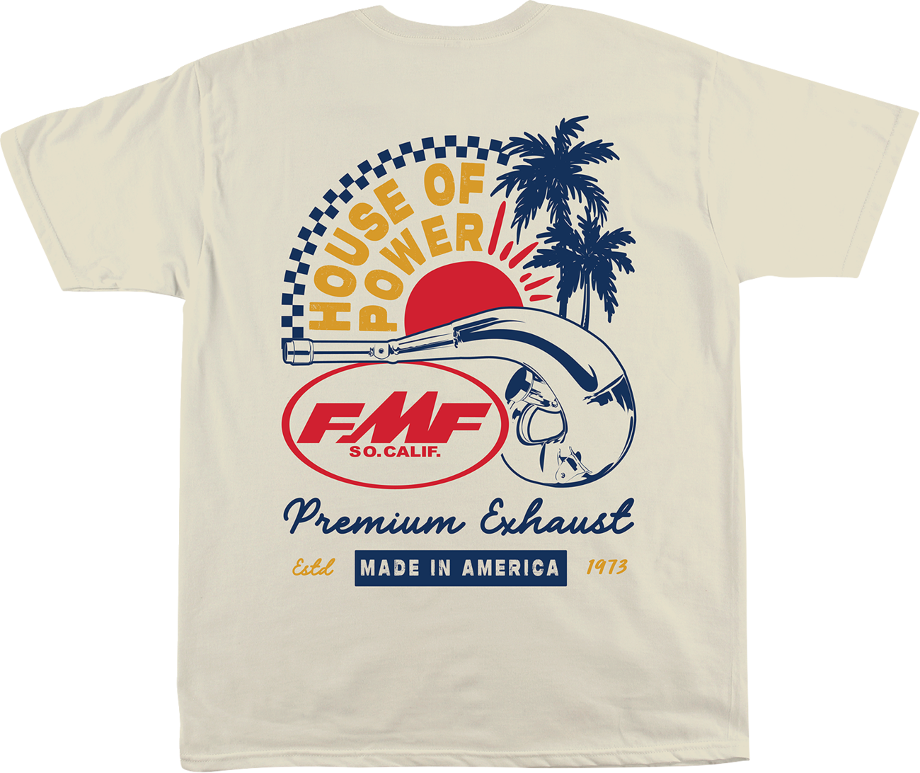 FMF Moto Shop T-Shirt - Natural - Large FA25118905NATLG
