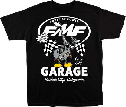 FMF Garage T-Shirt - Black - Large FA25118901BLKLG