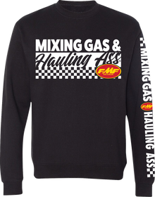 FMF Mixin Crew Fleece - Black - 2XL FA25121901BLK2X