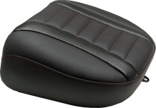 MUSTANG Deluxe Touring Passenger Seat - Dark Cherry Stitch - FLT/FLH '23-'25 88402DC