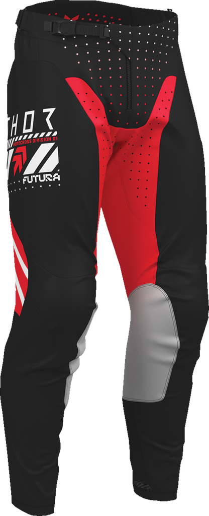 THOR Launchmode Futura Pants - Black/Red - US 34 2901-12288