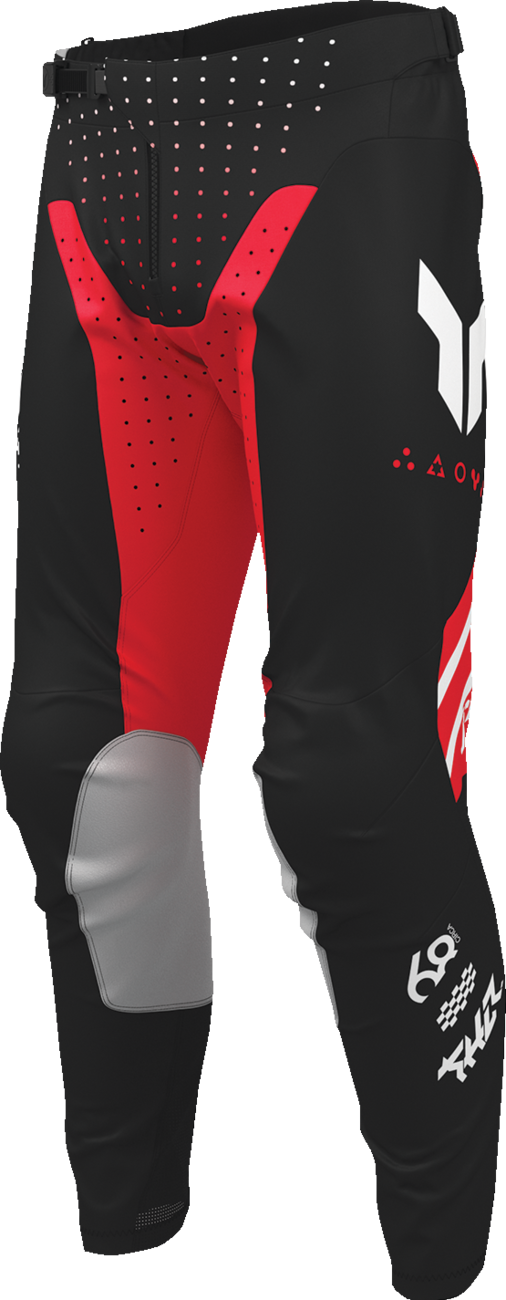 THOR Launchmode Futura Pants - Black/Red - US 34 2901-12288