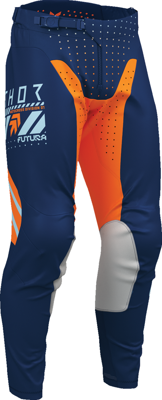 THOR Launchmode Futura Pants - Navy/Orange - US 36 2901-12298
