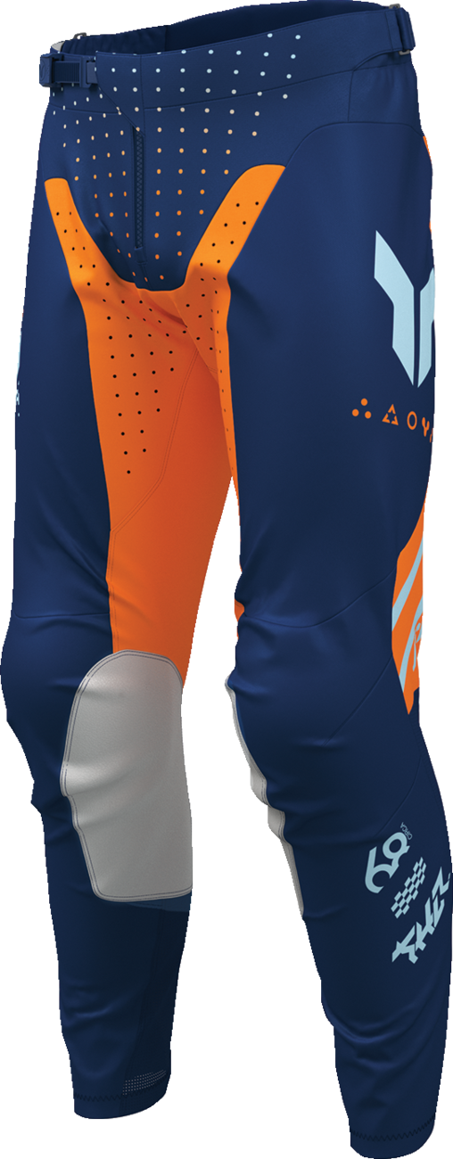 THOR Launchmode Futura Pants - Navy/Orange - US 34 2901-12297