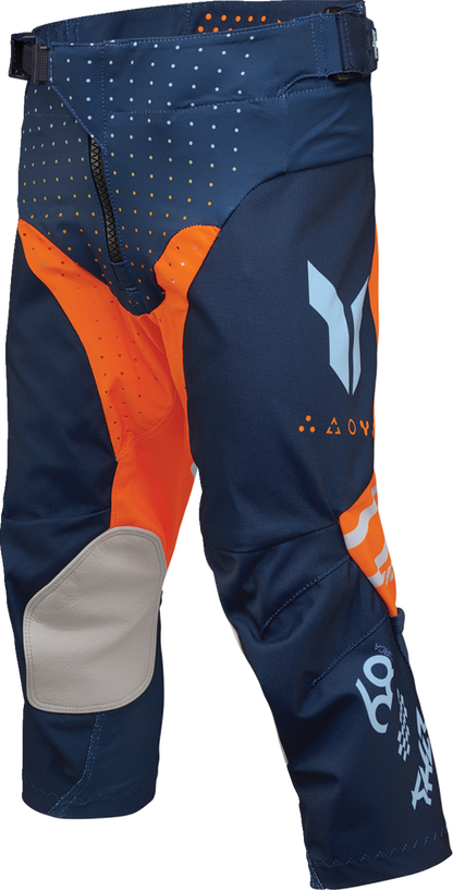 THOR Youth Launchmode Futura Pants - Navy/Orange - US 28 2903-2614