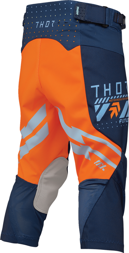 THOR Youth Launchmode Futura Pants - Navy/Orange - US 26 2903-2613