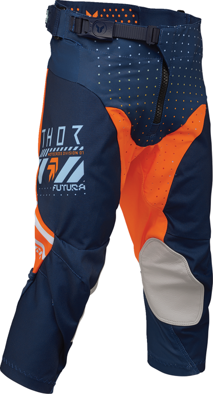 THOR Youth Launchmode Futura Pants - Navy/Orange - US 28 2903-2614