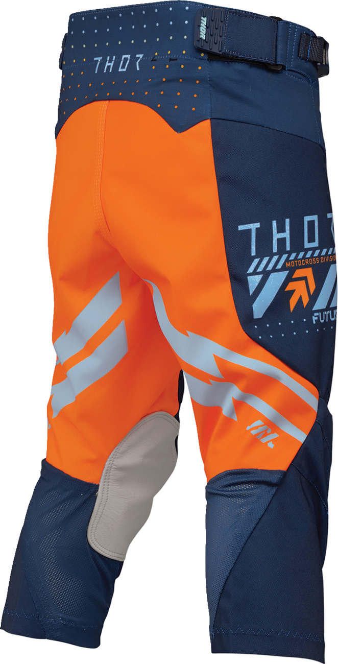 THOR Youth Launchmode Futura Pants - Navy/Orange - US 28 2903-2614