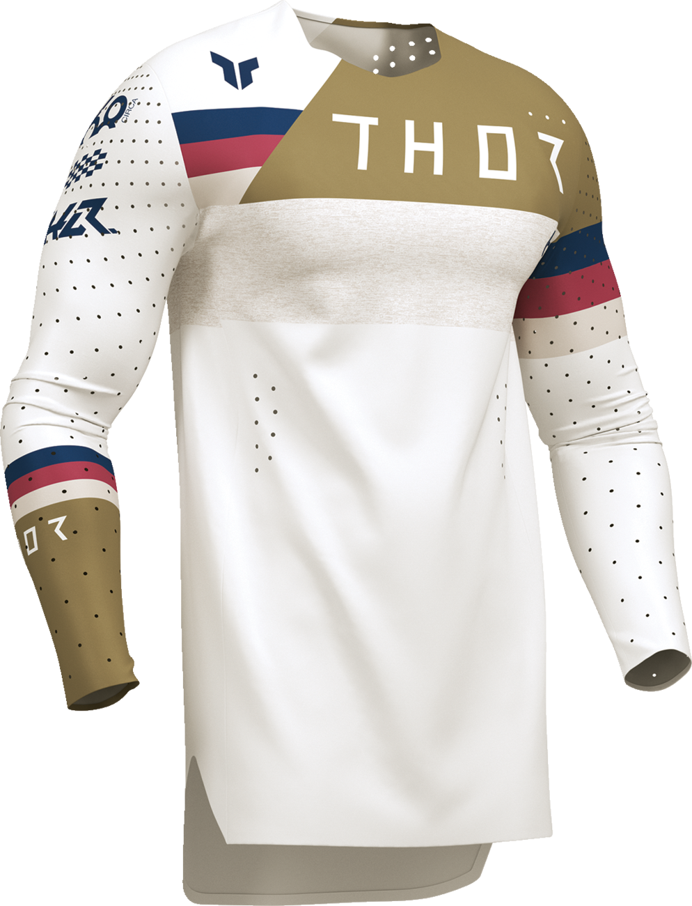 THOR Sportmode League Jersey - White/Copper - 2XL 2910-8368