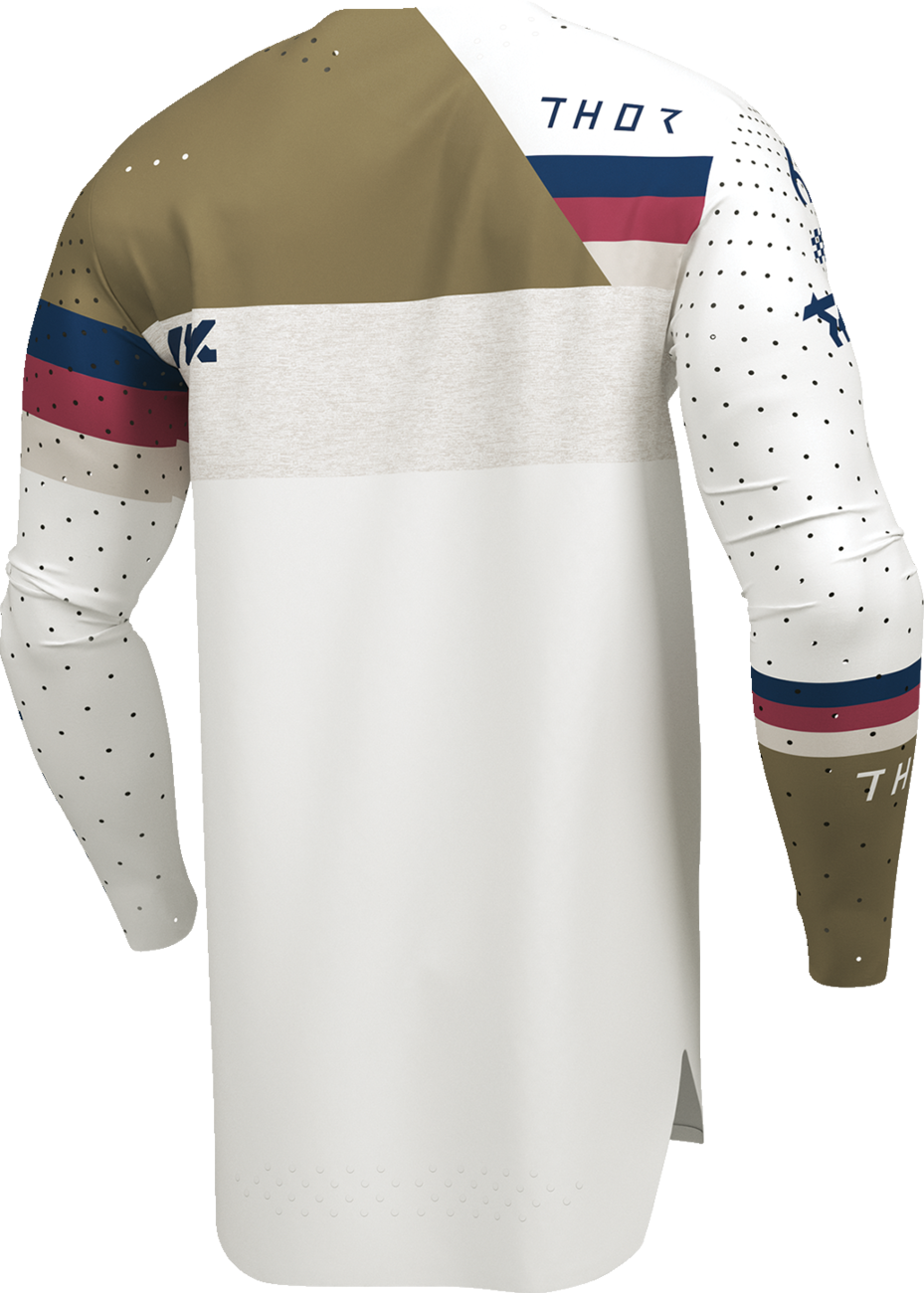 THOR Sportmode League Jersey - White/Copper - 2XL 2910-8368