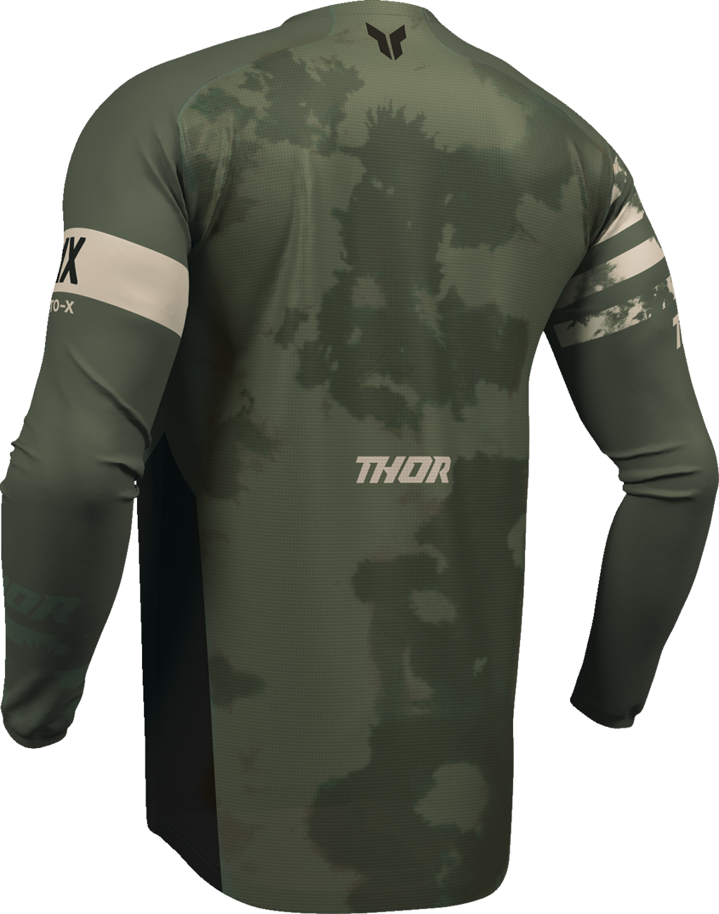 THOR Launchmode Bleach Jersey - Black/Camo - Large 2910-8396