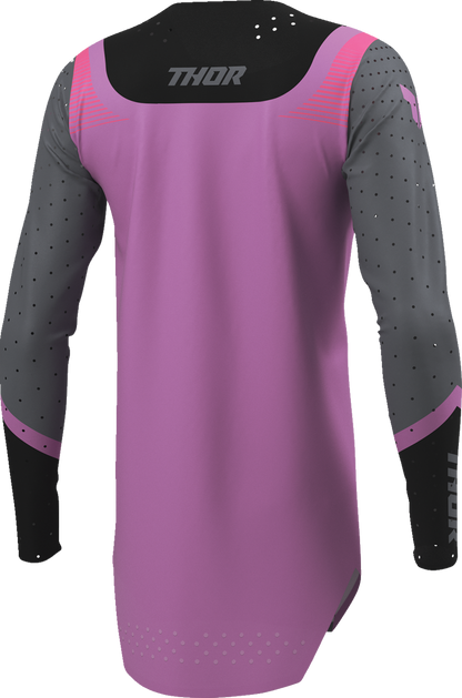 THOR Women's Sportmode Velocity Jersey - Black/Orchid - Medium 2911-0332