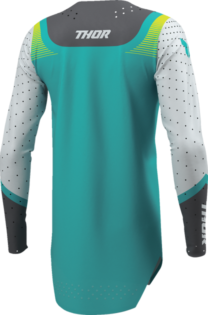 THOR Women's Sportmode Velocity Jersey - Gray/Aqua - XS 2911-0335
