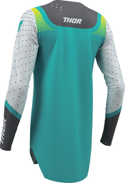 THOR Women's Sportmode Velocity Jersey - Gray/Aqua - XL 2911-0339