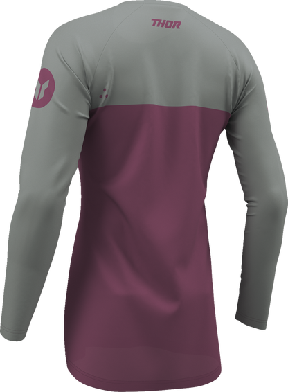 THOR Women's Ridemode Menace Jersey - Purple/Gray - XS 2911-0377