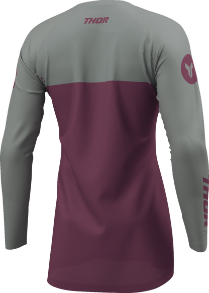 THOR Women's Ridemode Menace Jersey - Purple/Gray - 2XL 2911-0382