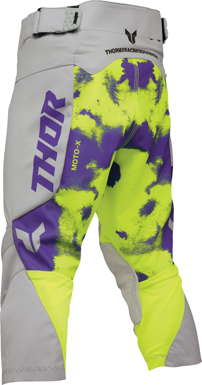 THOR Youth Launchmode Bleach Pants - Gray/Acid - US 24 2903-2618