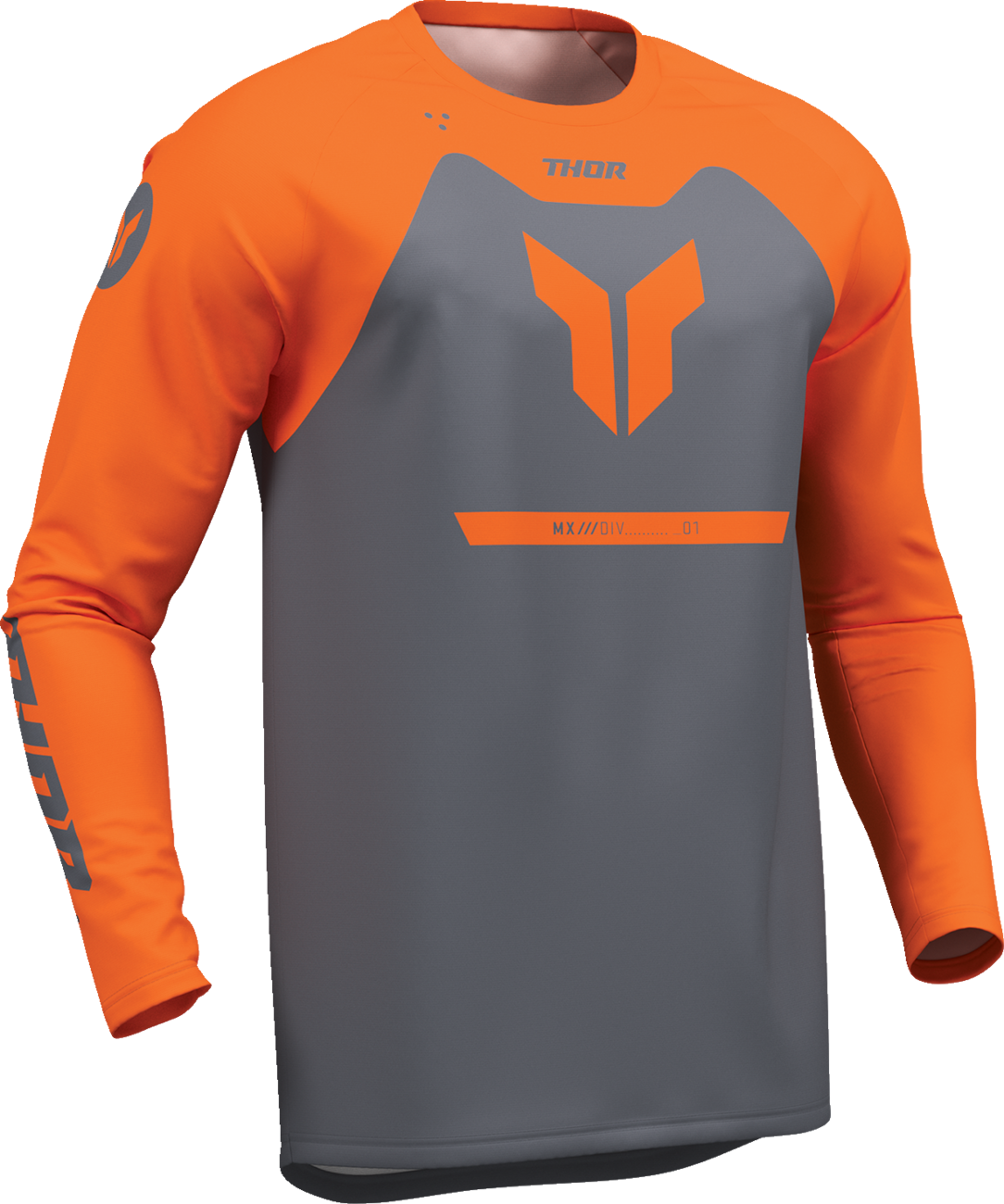 THOR Youth Ridemode Menace Jersey - Charcoal - Medium 2912-2697
