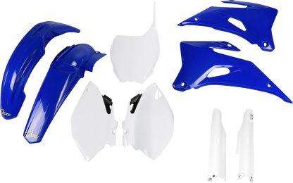 UFO Body Kit - '06-'09 OEM Blue/White - Yamaha - YZ '08-'09 YAKIT305F@999