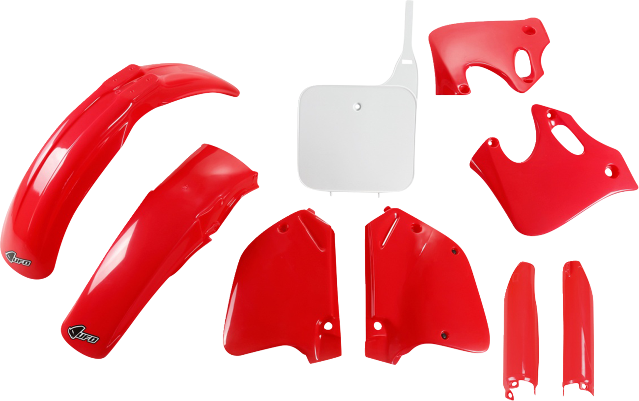 UFO Body Kit - '93-'94 OEM Red/White - Honda - CR '92-'94 HOKIT096F@999