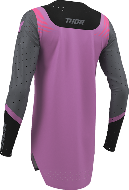 THOR Women's Sportmode Velocity Jersey - Black/Orchid - Large 2911-0333