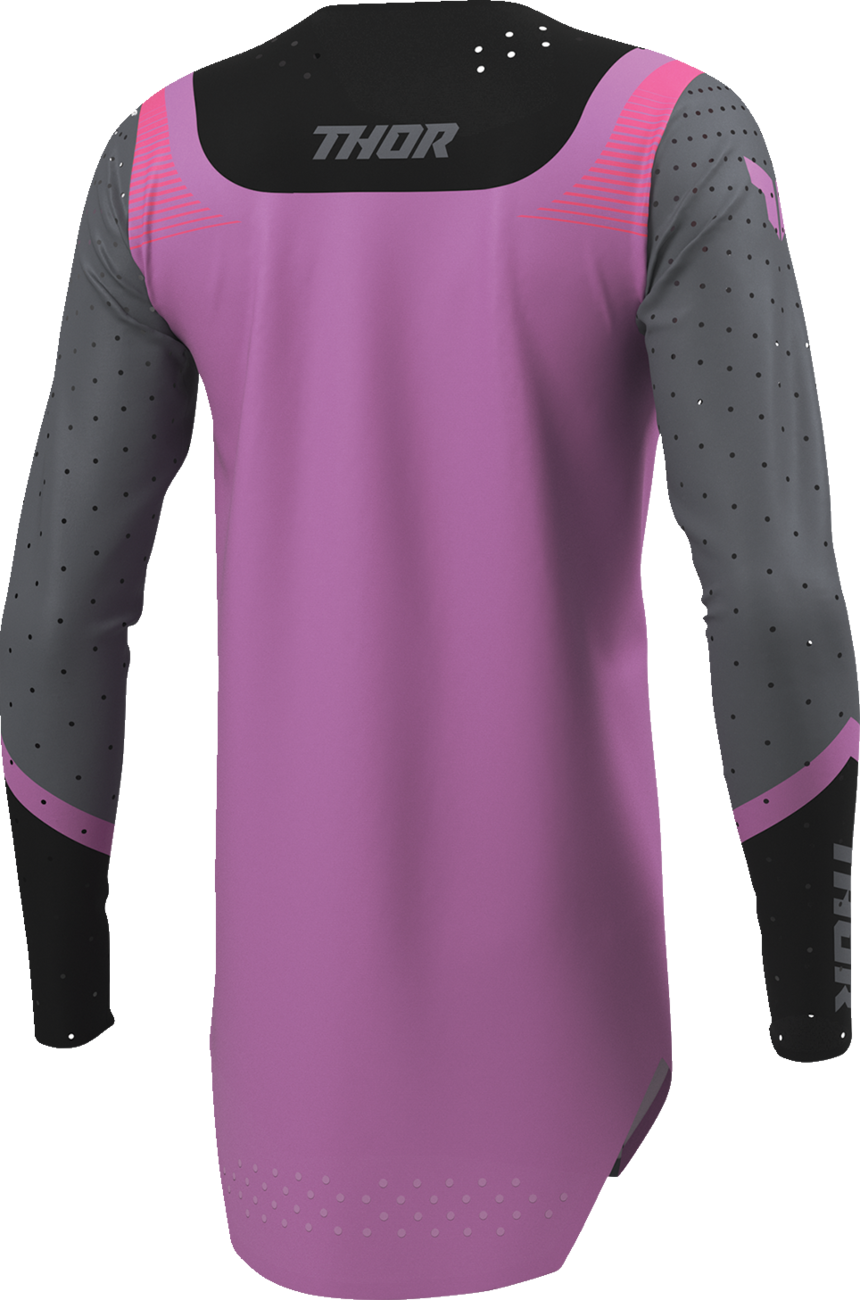 THOR Women's Sportmode Velocity Jersey - Black/Orchid - Small 2911-0331