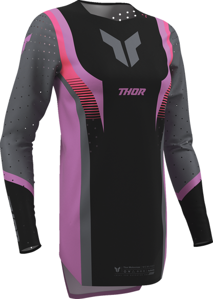 THOR Women's Sportmode Velocity Jersey - Black/Orchid - XL 2911-0334