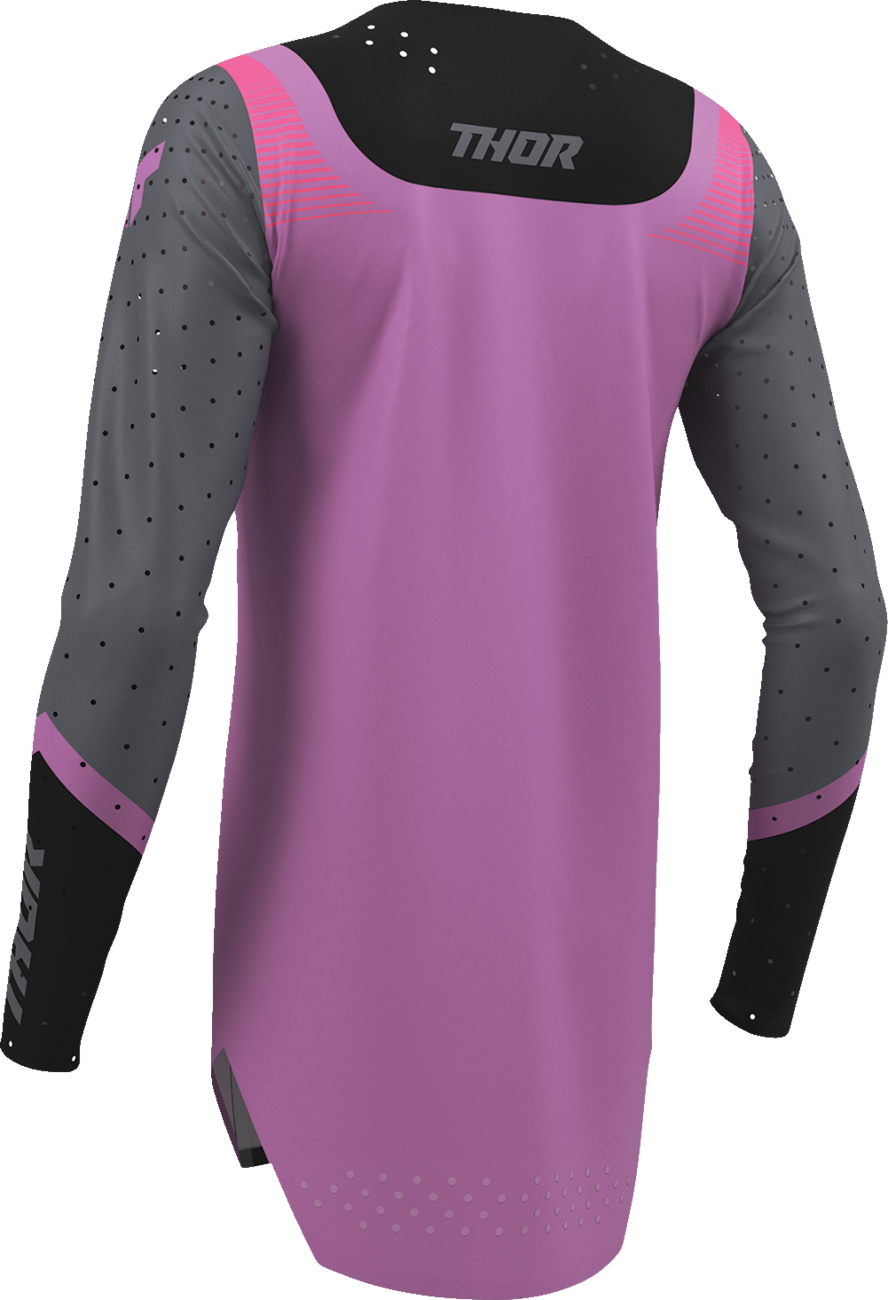 THOR Women's Sportmode Velocity Jersey - Black/Orchid - XL 2911-0334