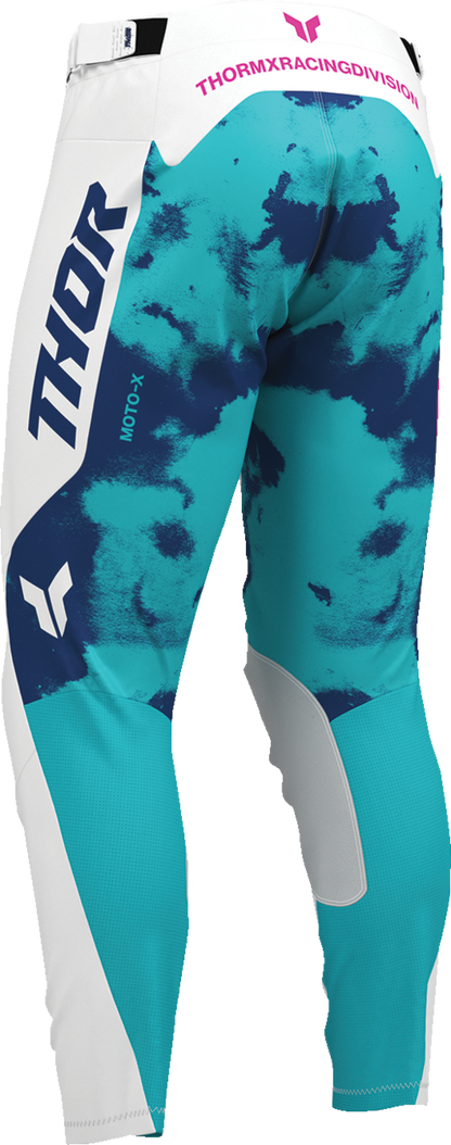 THOR Launchmode Bleach Pants - White/Aqua - US 42 2901-12319
