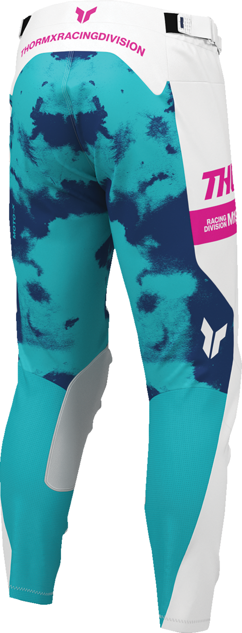 THOR Launchmode Bleach Pants - White/Aqua - US 44 2901-12320