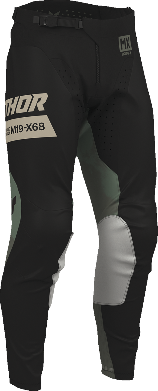 THOR Launchmode Bleach Pants - Black/Camo - US 38 2901-12335