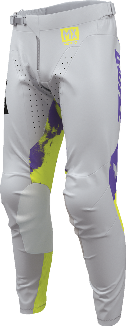 THOR Launchmode Bleach Pants - Gray/Acid - US 36 2901-12325